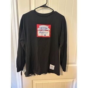 Budweiser x Huf Collab Men’s Long Sleeve Tee - Size Medium